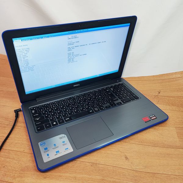 ノートパソコン DELL Inspiron 15 5565 AMD A10-9600P 2.4GHz　BIOS確認済みジャンク