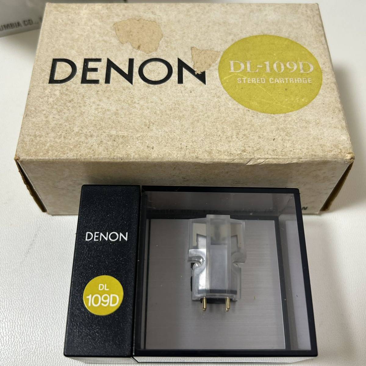 DENON DL‐109D MMカートリッジ　ヘッドシェル付属 DENON DL-109 デノン ヘッドシェル DENON デノン DL-109D MM