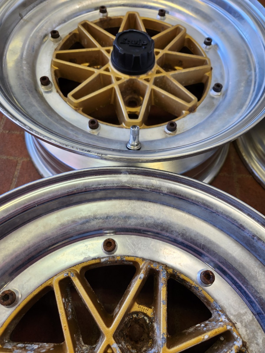 旧車 当時物 WORK EQUIP 15インチ 6J+10(実測) 6.5J+5(