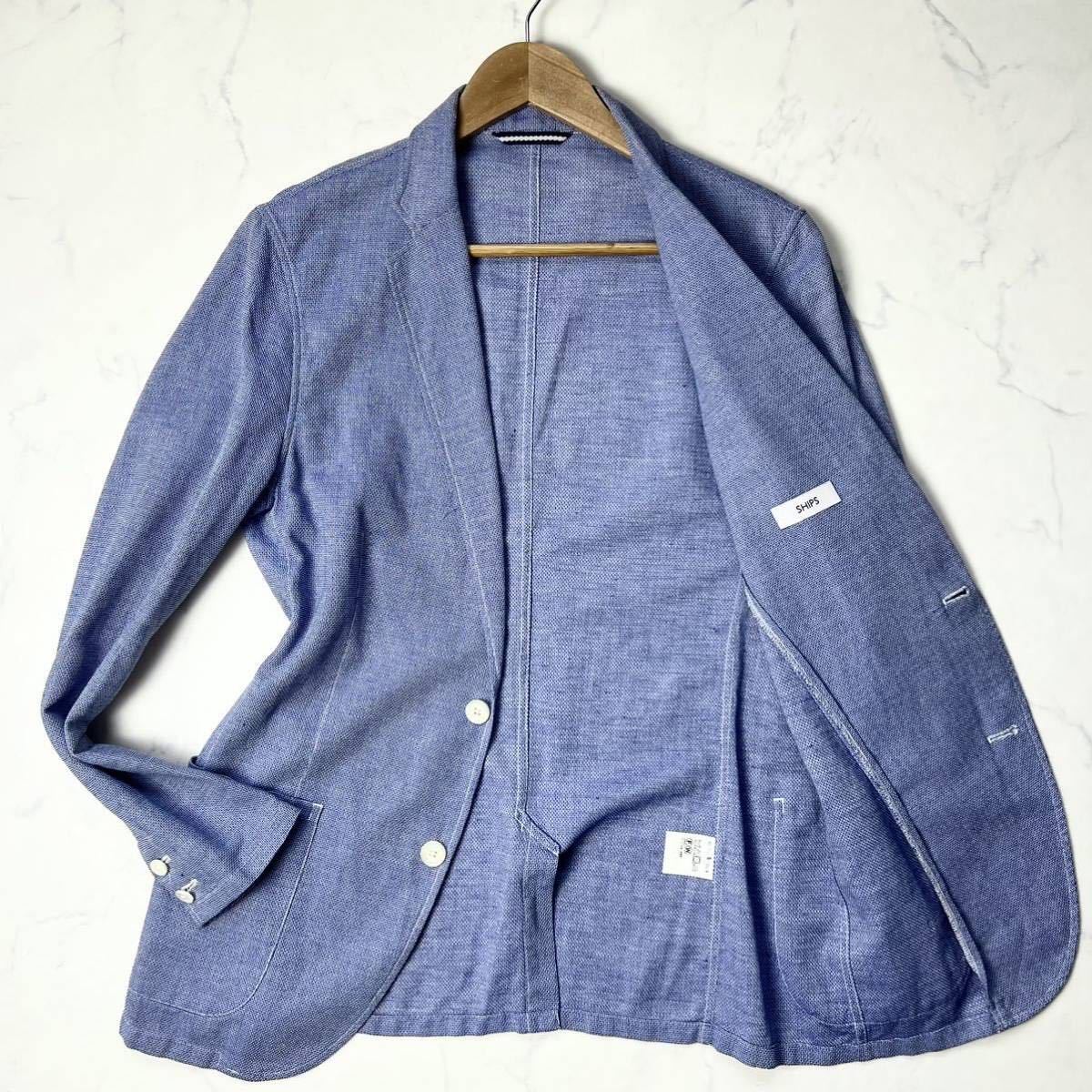 B.C B1 シップス【圧巻の爽やかさ】リネン混 テーラード アンコン