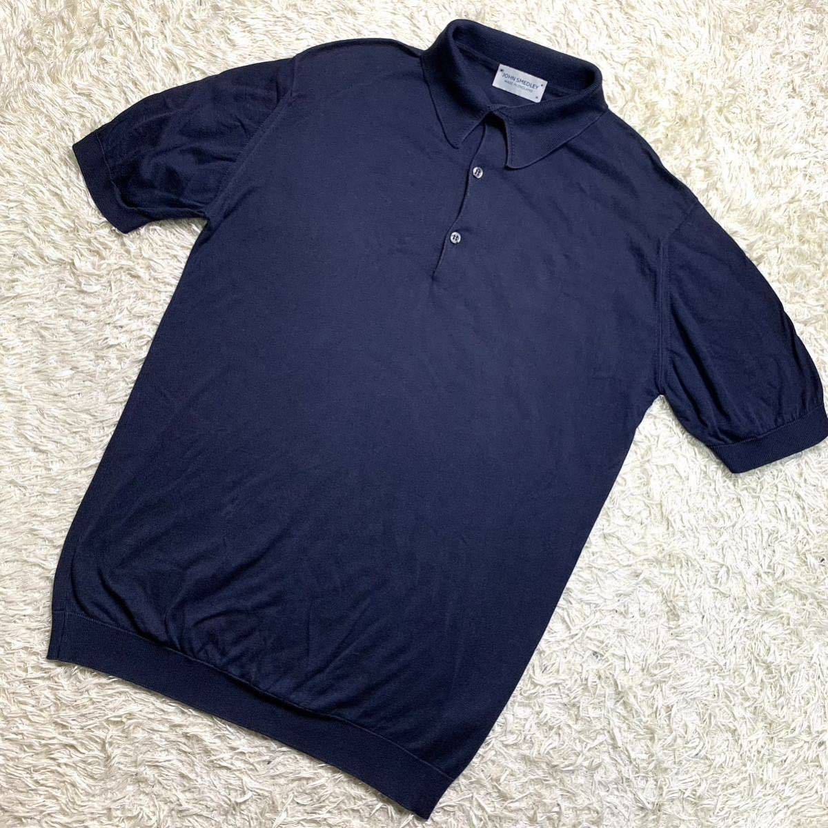  極 JOHN SMEDLEY メンズ ジョンスメドレー ポロシャツ ニット シーアイランドコットン 半袖 イギリス製 ネイビー 濃紺 Mサイズ 夏(その他)｜売買されたオークション情報、yahooの商品情報をアー 男性用