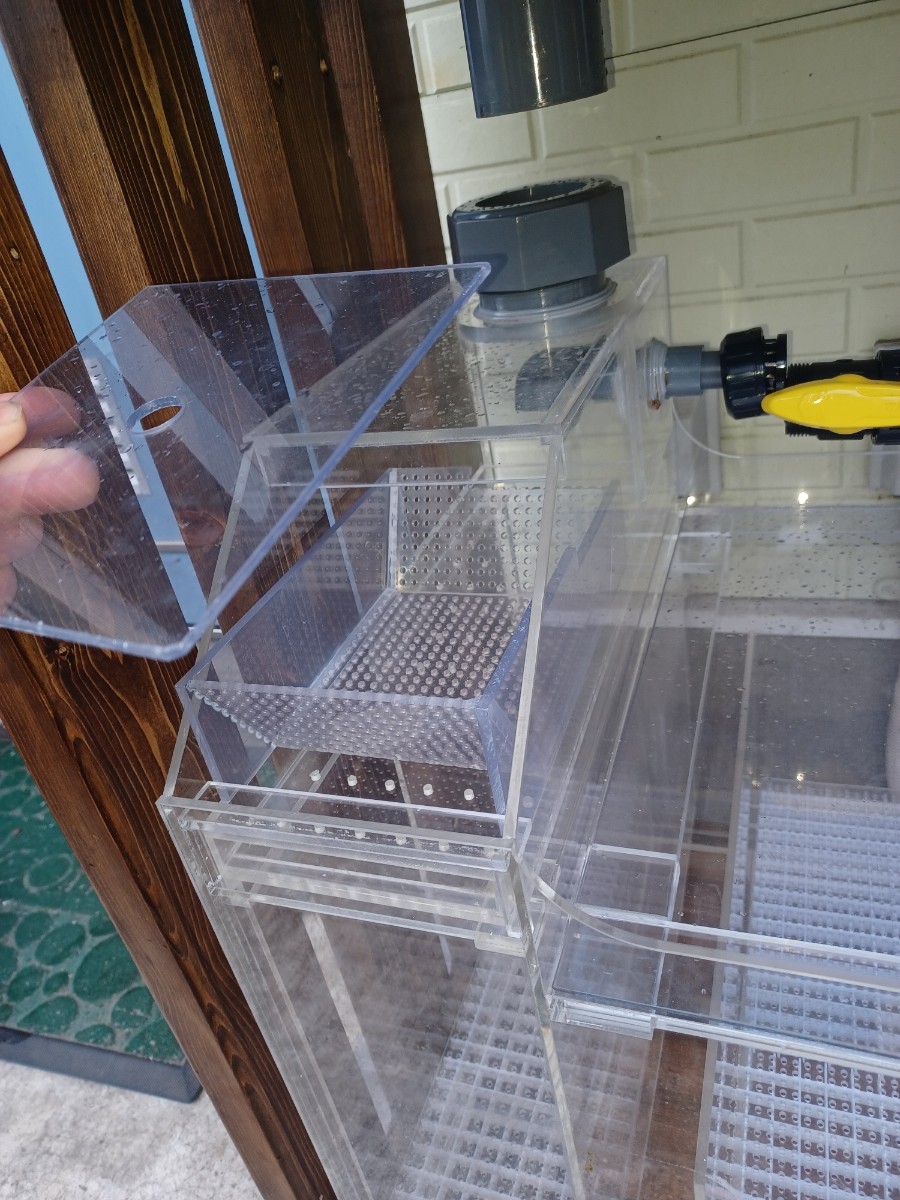 宮城仙台！900×450×500特注アクリル オーバーフロー水槽セット！引取 