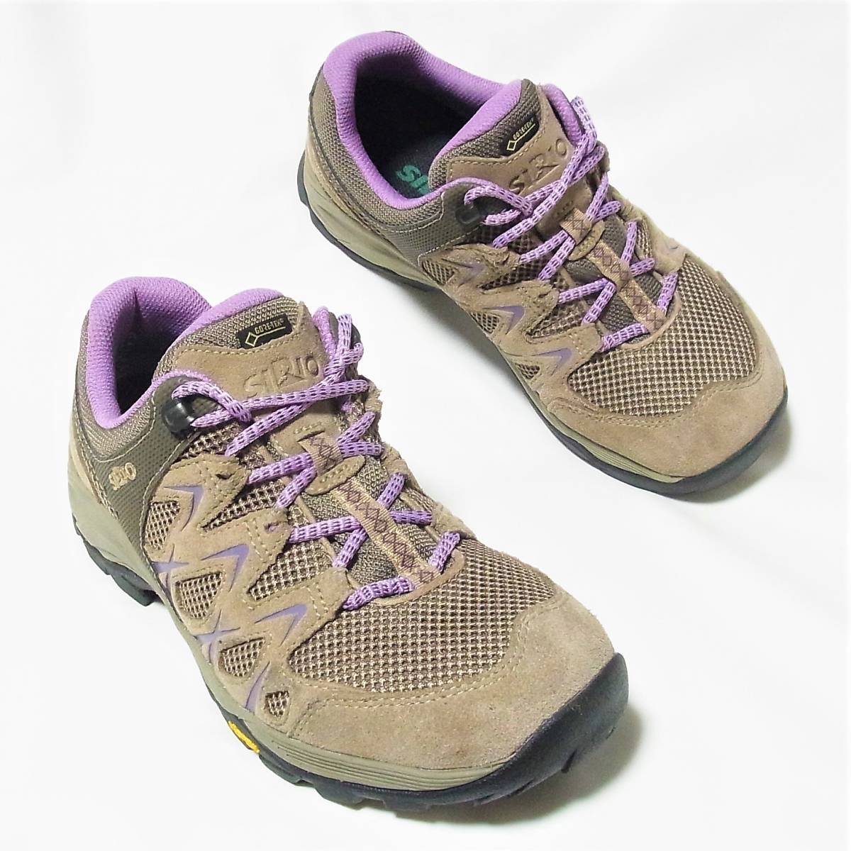 SIRIO シリオ P.F.116-2 PF116 ゴアテックス トレッキングシューズ 23.5cm/幅広3E＋◎本革 レザー製◎定価16000円 現行品◎美品