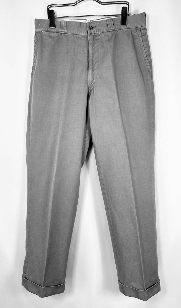 60s ビンテージ◎STEVENS TWIST TWILL グレーチノ TALON アルミジップ