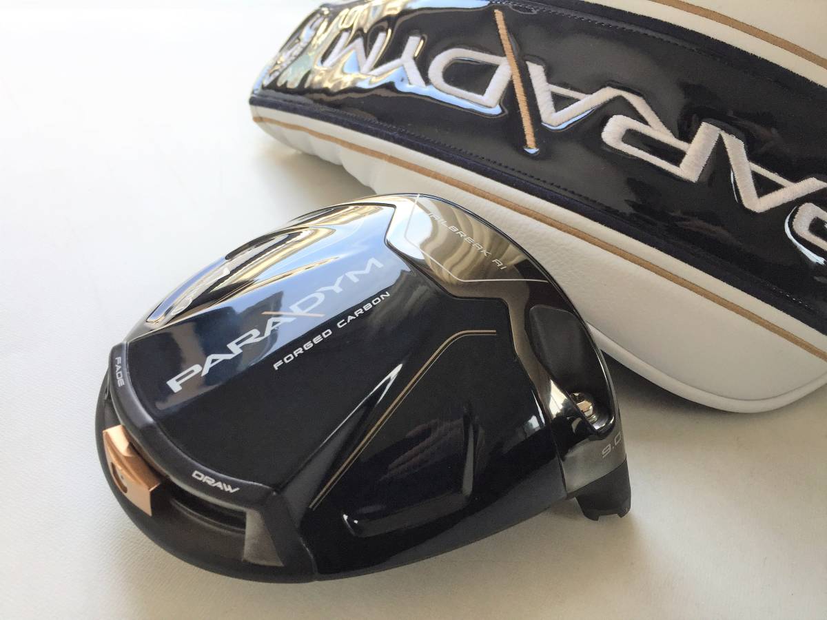 美品 最新 キャロウェイ パラダイム PARADYM 9.0° ドライバー ヘッド 単体 HC付 日本仕様 ヘッドのみ　※拡大画像あり