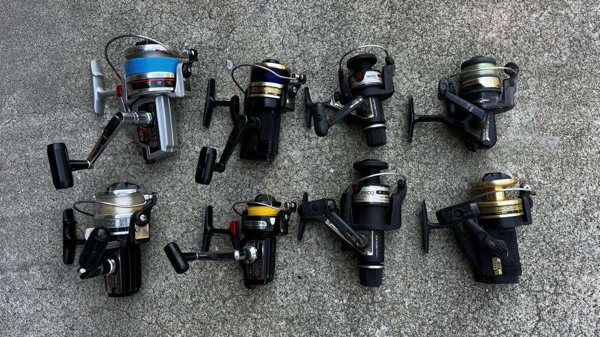 ビンテージ スピニングリール セット RYOBI RX50 Daiwa ST-3000X Shimano等