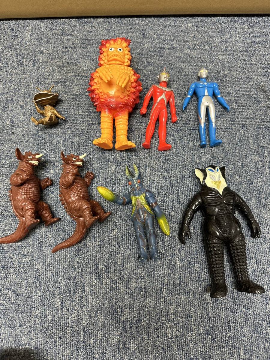 1円 平 ウルトラマンフィギュアまとめ コスモス セブン ピグモン など
