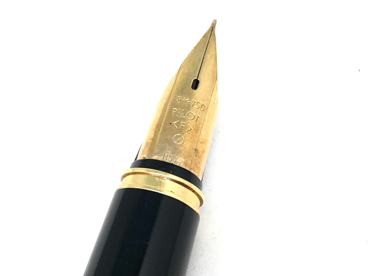 PILOT 蒔絵 國光會 万年筆 ペン先18K-750 F 筆記未確認 現状渡し 中古