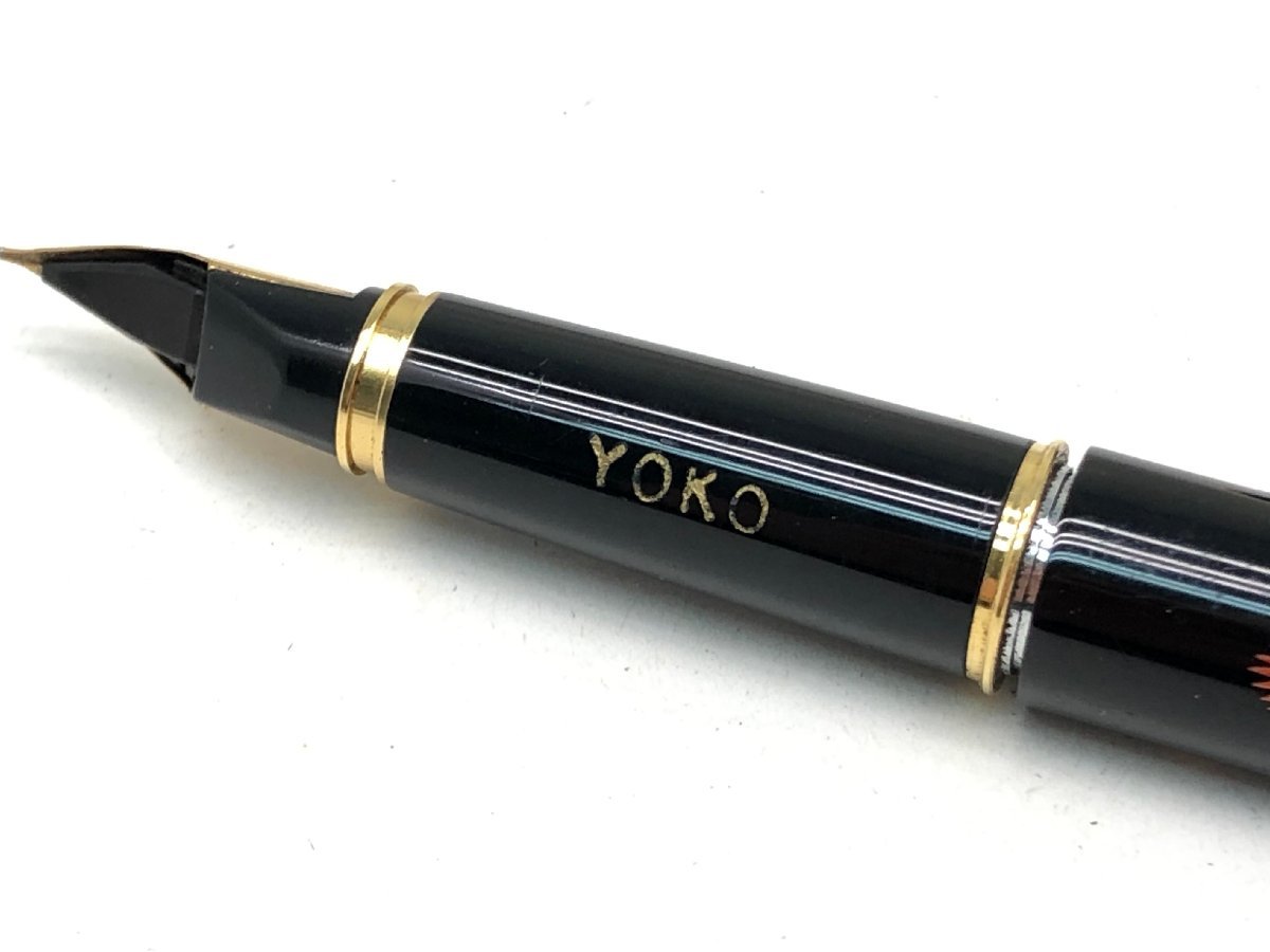 PILOT 蒔絵 國光會 万年筆 ペン先18K-750 F 筆記未確認 現状渡し 中古