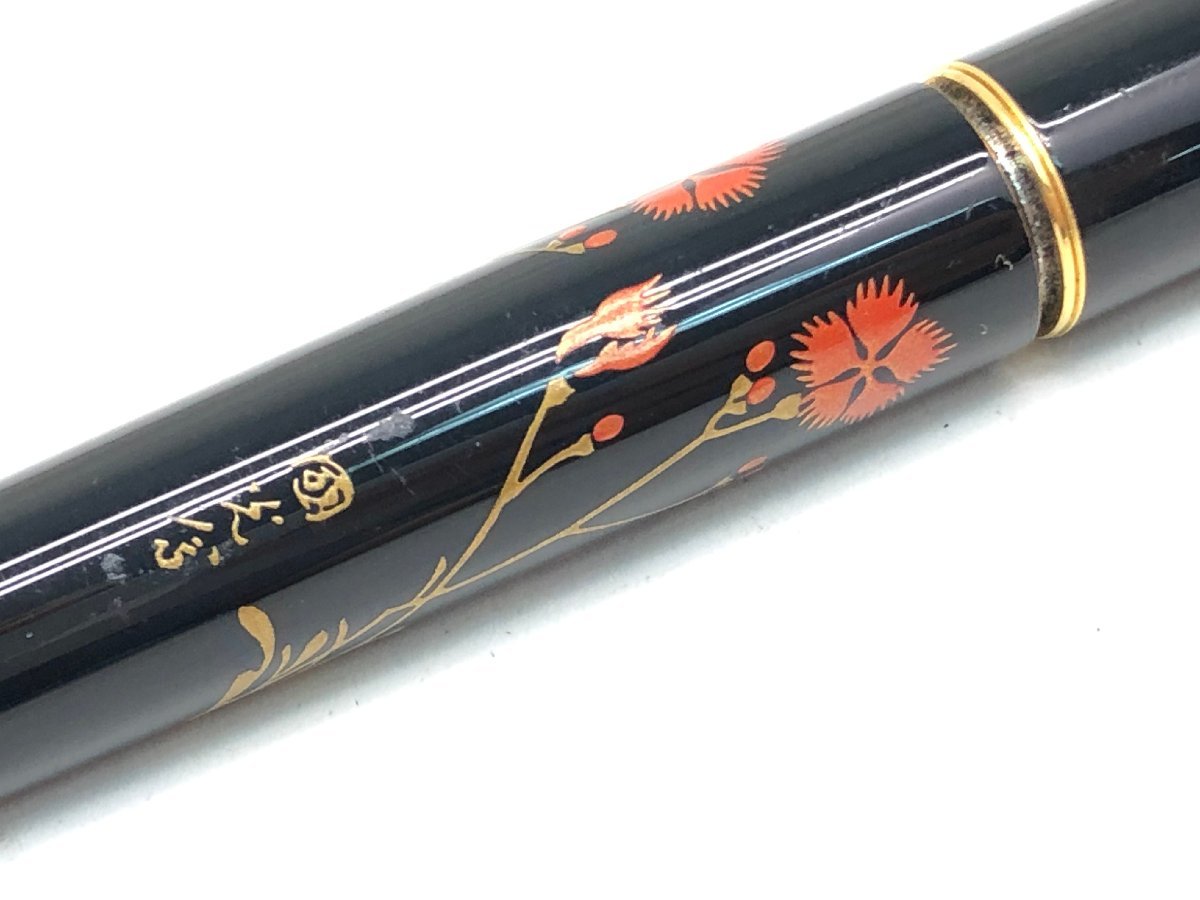 PILOT 蒔絵 國光會 万年筆 ペン先18K-750 F 筆記未確認 現状渡し 中古
