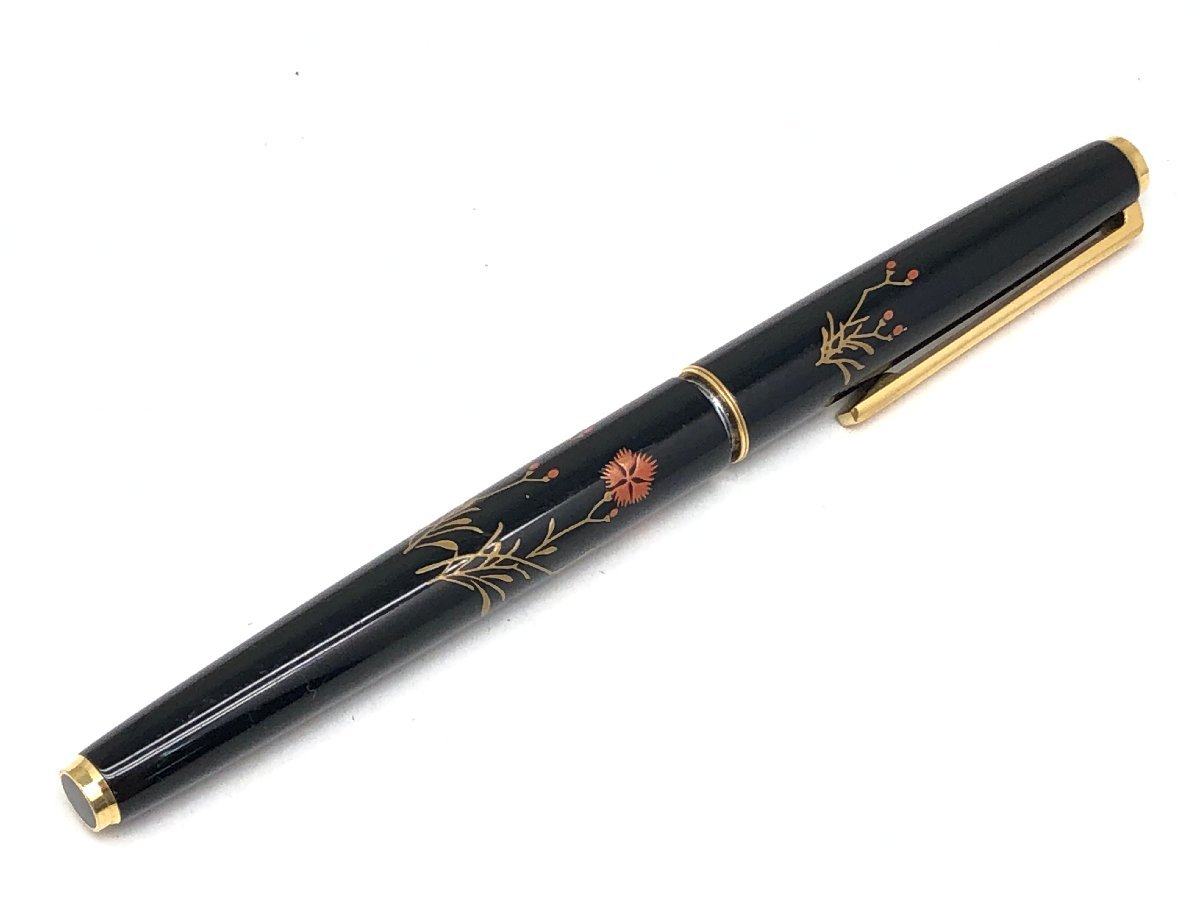 PILOT 蒔絵 國光會 万年筆 ペン先18K-750 F 筆記未確認 現状渡し 中古