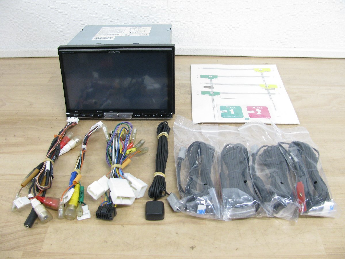 アルパイン BIG-X 8インチ SDナビ 新品アンテナ VIE-X066 CD DVD 地 