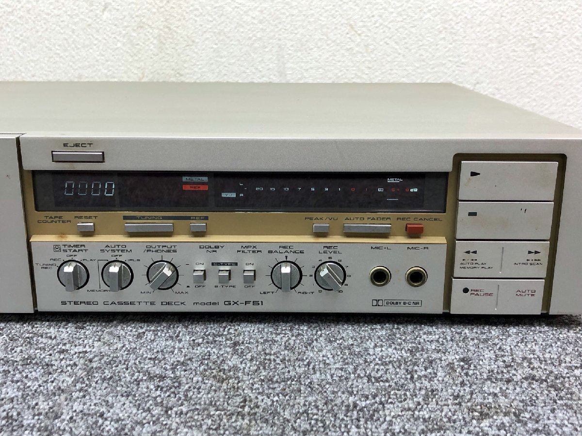 ⑦ AKAI アカイ カセットデッキ GX-F51 ヴィンテージ オーディオ