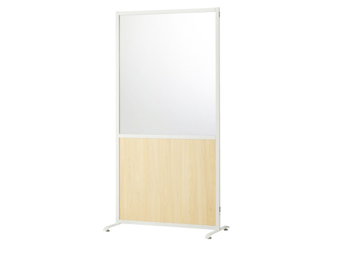 店頭引き取り歓迎 未開封品◆ ハピラ アクリル抗菌メラミンパーティション HPF0703-007AC W800×D450×H1587mm◆【v450