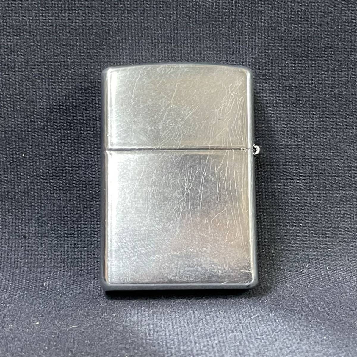 未使用】③ ZIPPO ジッポー 純銀箔 プレーン 2003年製 木箱付き 未使用】③ ZIPPO ジッポー 純銀箔 プレーン 2003年製 木箱付き