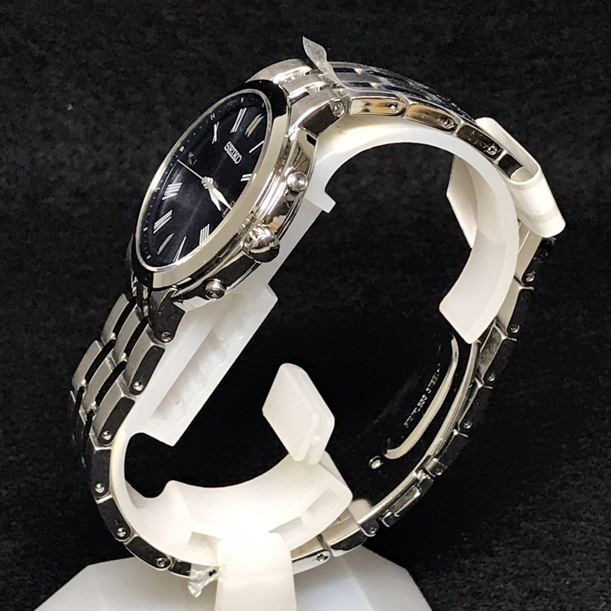 ☆55035 セイコー SEIKO 7B24-0BS0 電波ソーラー SS ステンレス 動作品 