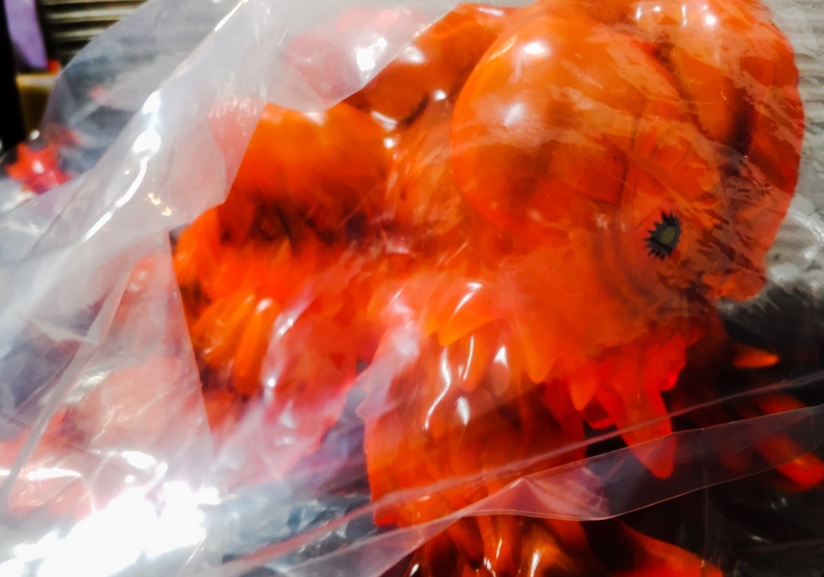 ☆新品未開封! マルサン 世紀の大怪獣 ヘドラ450 四足歩行バーニング