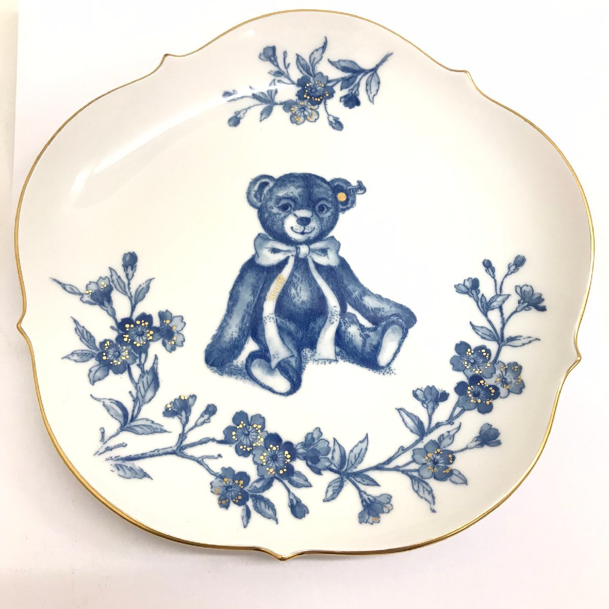 中古美品 Meissen Teddy bear 2002 マイセン テディベア No，00443