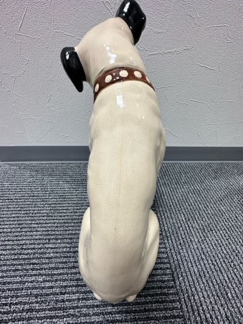 23266☆ビクター犬 インテリア 陶器 大 置物 【公式通販】
