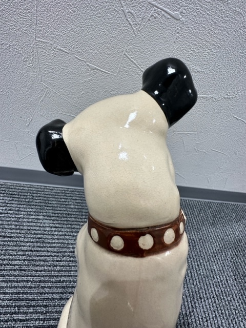 23266☆ビクター犬 インテリア 陶器 大 置物 【公式通販】