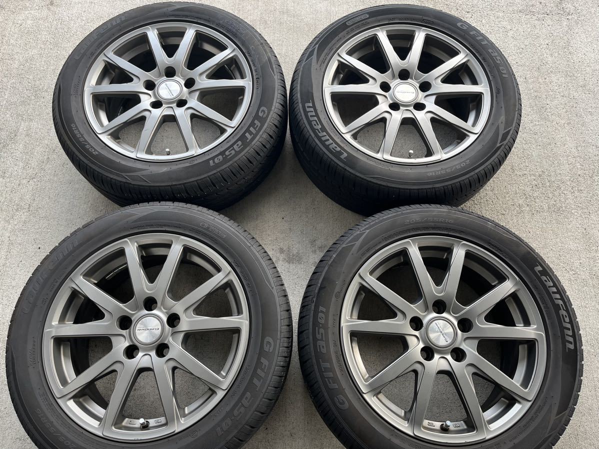  バリ溝 ユーロバーン EURO BAHN ゴルフ等に 205/55R16(ラジアルタイヤ)｜売買されたオークション情報、yahooの商品情報をアーカイブ公開 - オークファン 5穴
