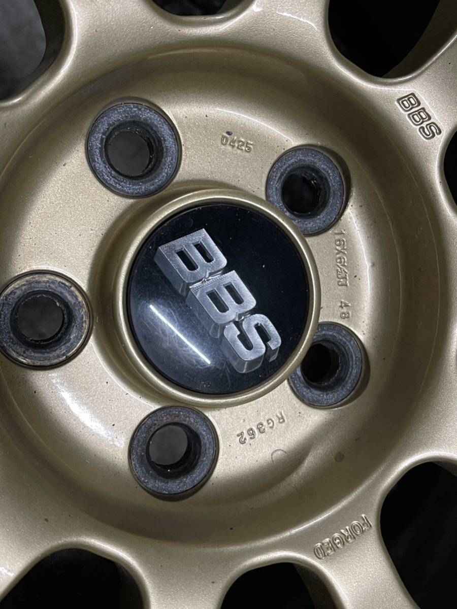 スバル純正 BBS 16インチ 6.5J +48 100 5穴 BS デューラー 215/70R16 