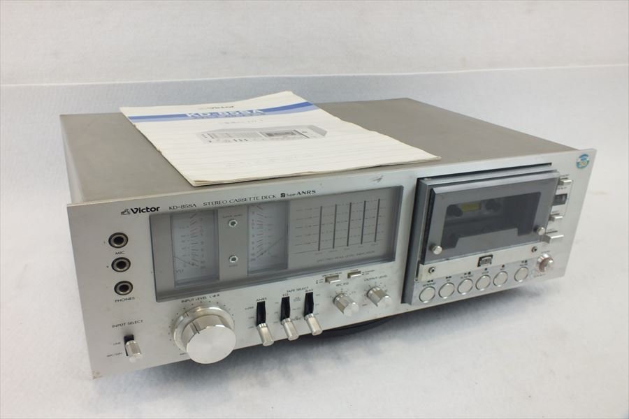☆Victor ビクター KD-85SA カセットデッキ 取扱説明書有り 中古 現状品 230607K4094