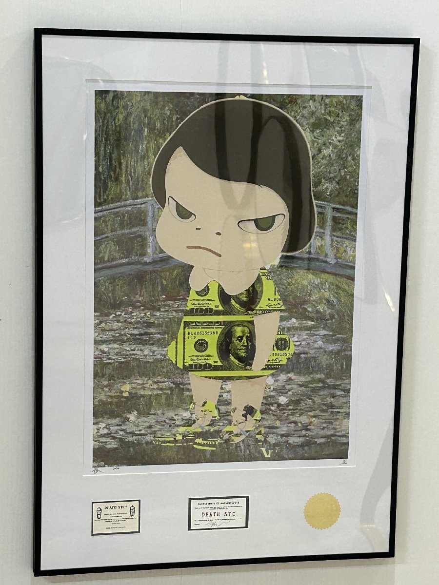 DEATH NYC 奈良美智 現代アート 直筆サイン DEATH NYC 奈良美智 世界