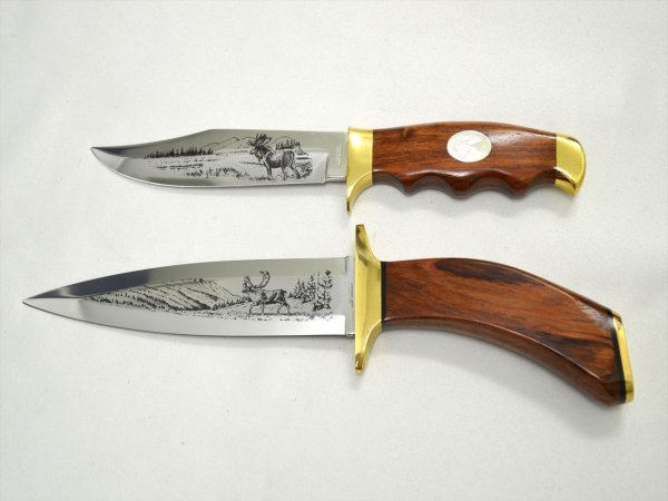 KM478 現状品 SOLINGEN ゾーリンゲン 額装ナイフ 12本セット 大自然の