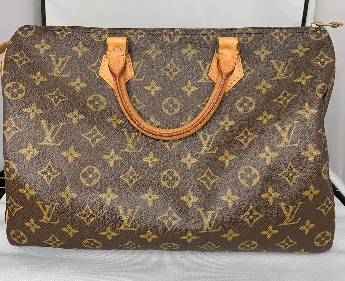 □LOUIS VUITTON スピーディ 35 モノグラム ハンドバッグ【M41524