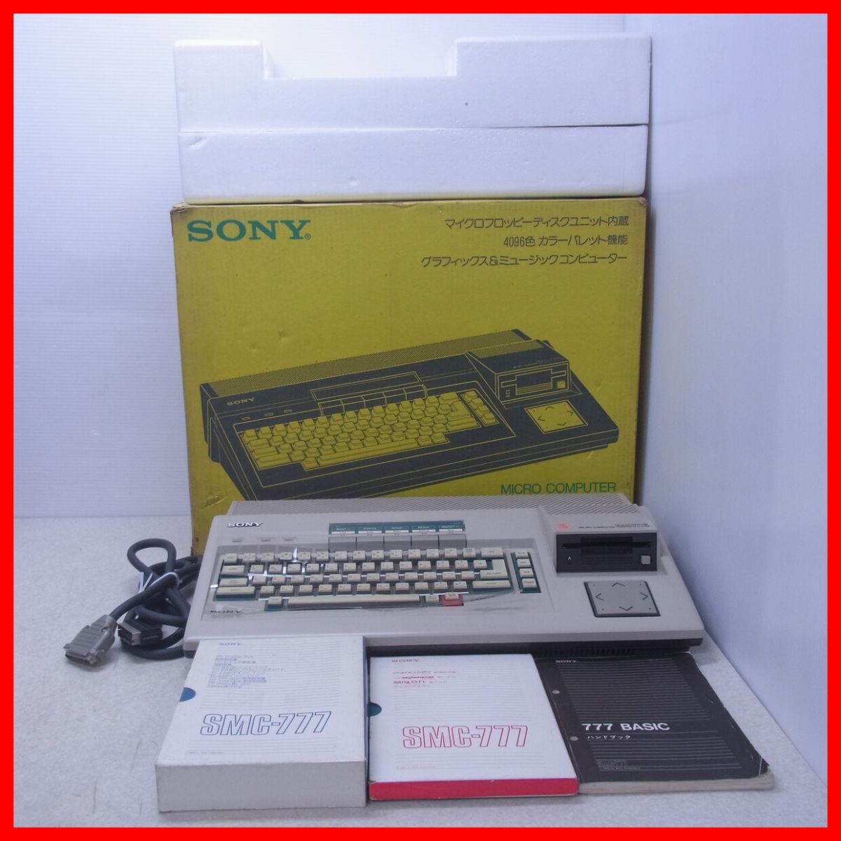 ☆SONY マイクロコンピューター SMC-777C 本体 ソニー 箱説付き 通電