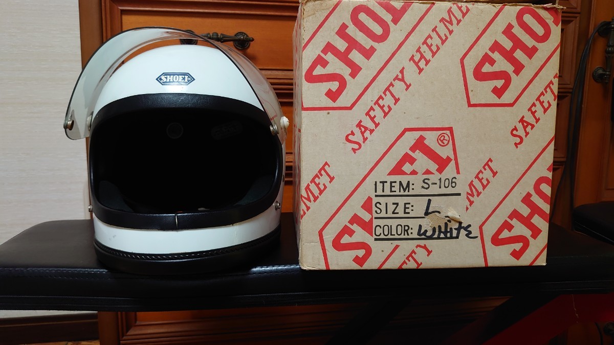 SHOEI s-106 ビンテージヘルメット 族ヘル リペア済み 当時物 BELL(L
