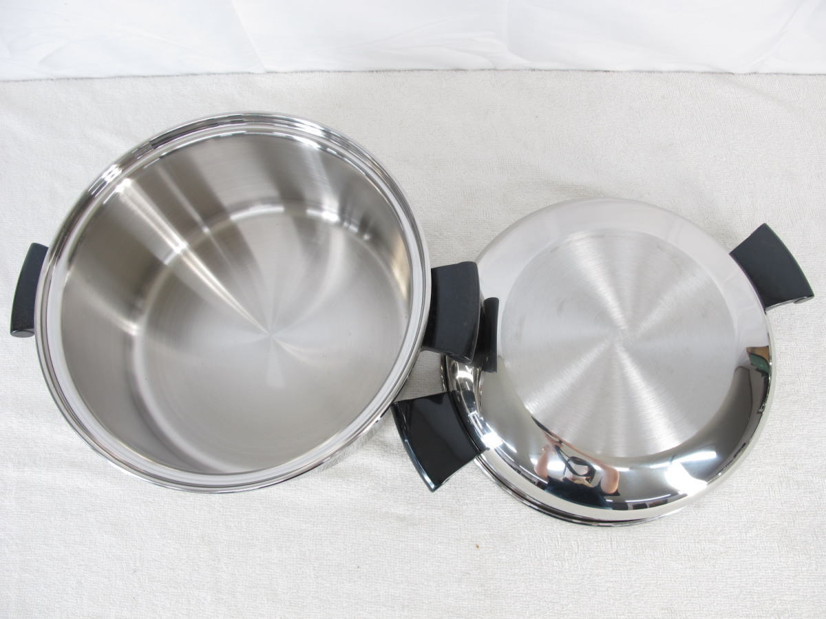 Amway アムウェイ 中フライパン 鍋 未使用 ステンレス 高級鍋 訳アリ