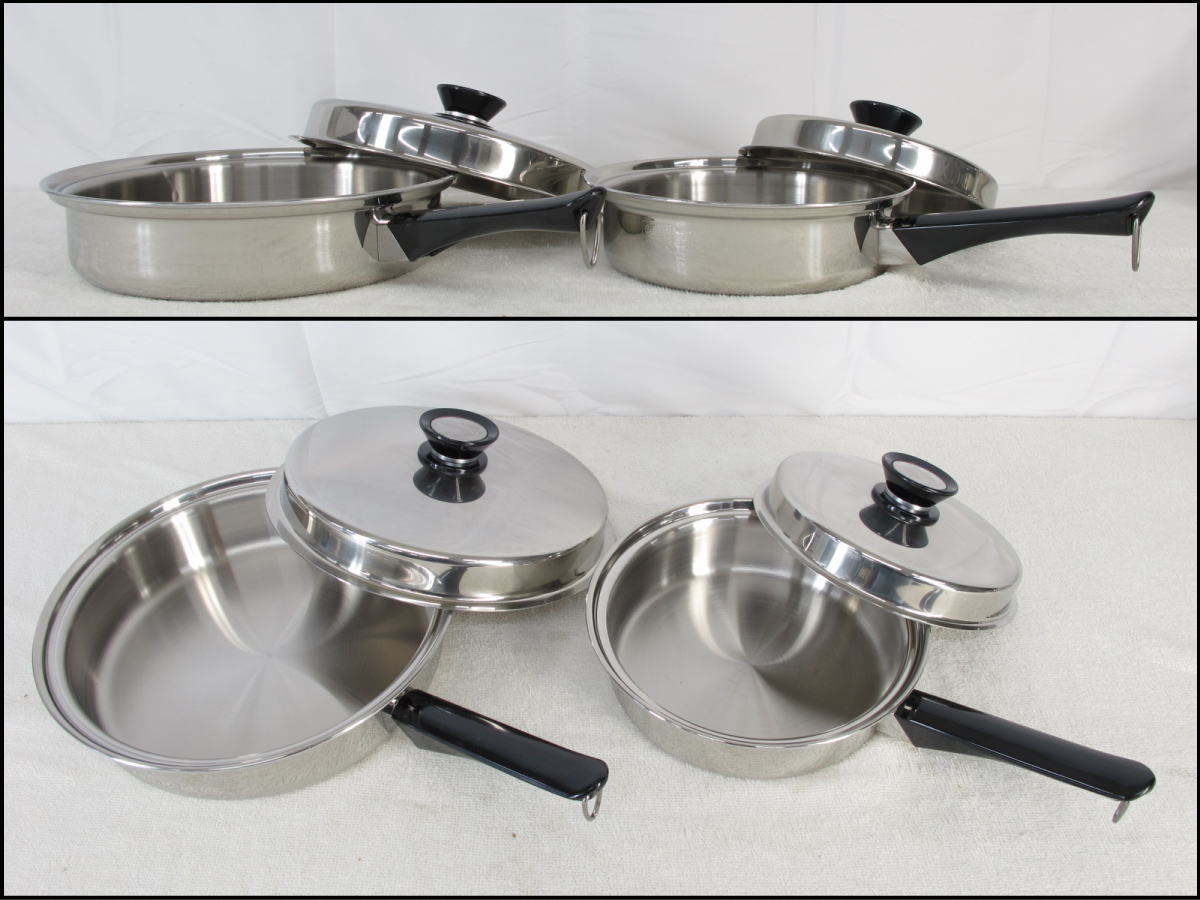 Amway アムウェイ 中フライパン 鍋 未使用 ステンレス 高級鍋 訳アリ