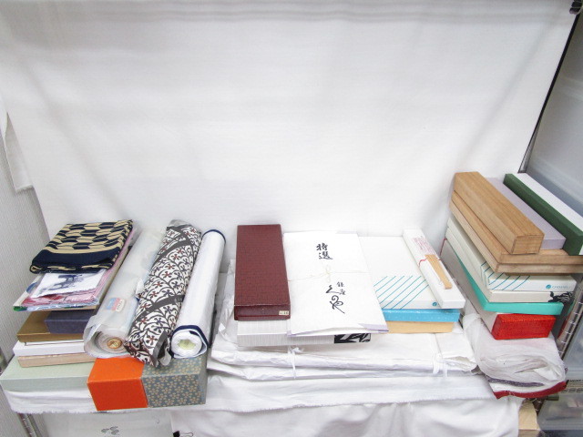 ◇ 反物 帯 帯締め 紐 着物 浴衣 風呂敷 扇子 小物 和装 大量 おまとめ