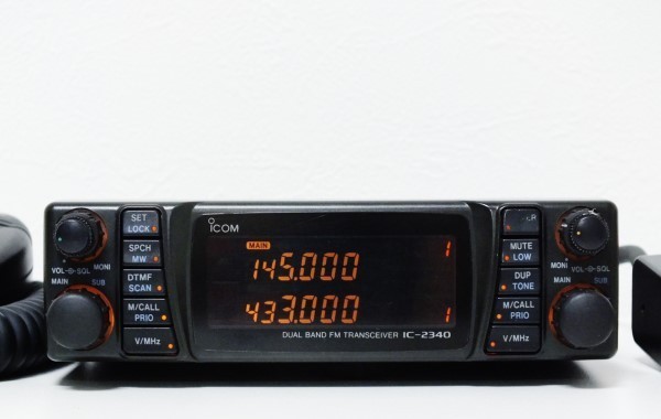 ICOM IC-2340 144/430MHz デュアルバンド モービル無線機