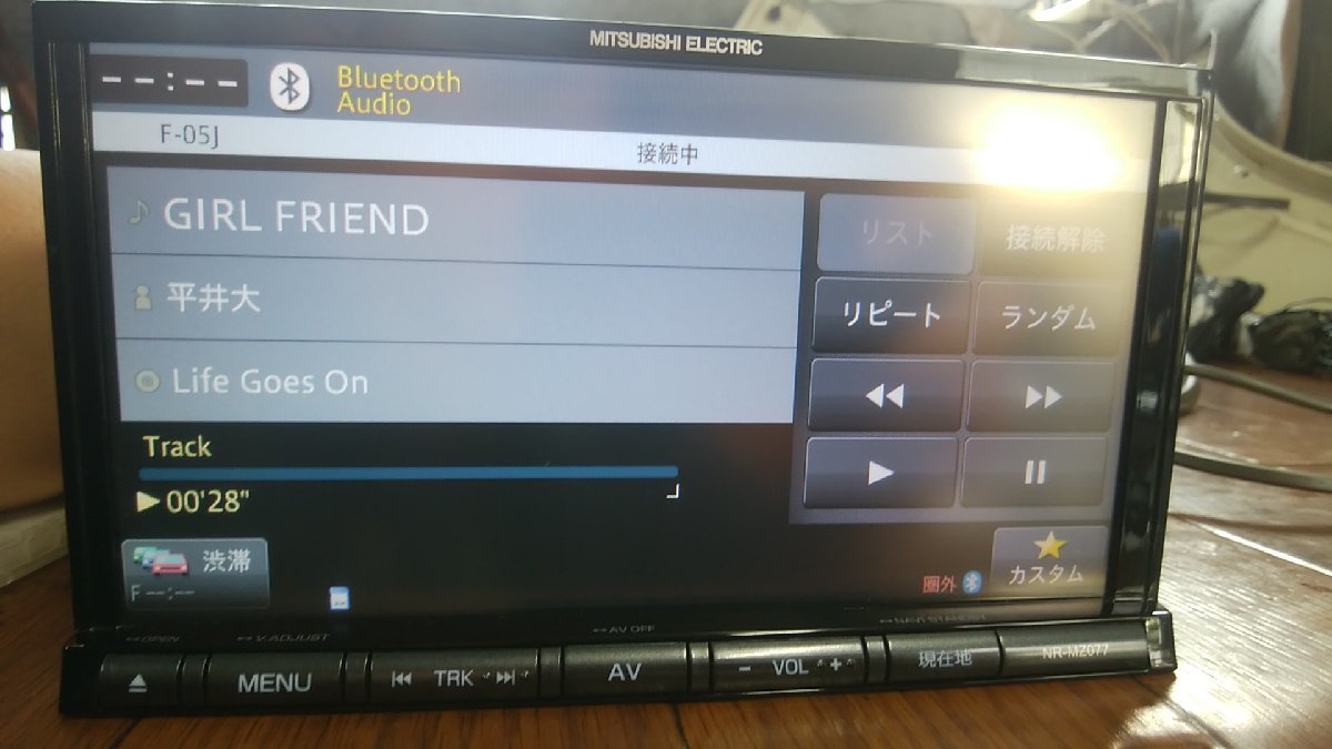 U#000 ミツビシ NR-MZ077 メモリーナビ Bluetooth 地図データ2015年 SD