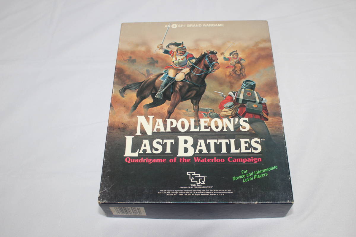 (SPI/TSR)NAPOLEON'S LAST BATTLES ワーテルローの戦い、日本語訳とバリアント付、未使用