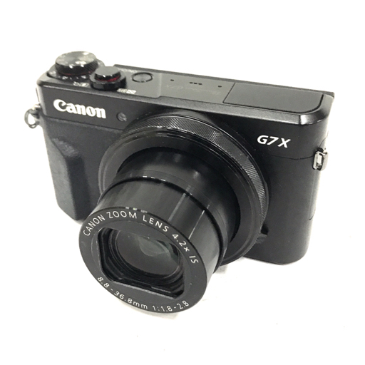 1円 Canon G7X MarkII コンパクトデジタルカメラ 動作確認済み L011438