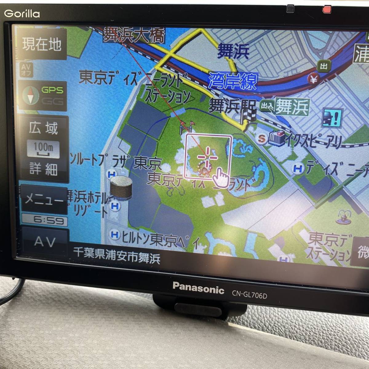 Panasonic パナソニック CN-GL706D ゴリラ Gorilla SSDポータブルナビ