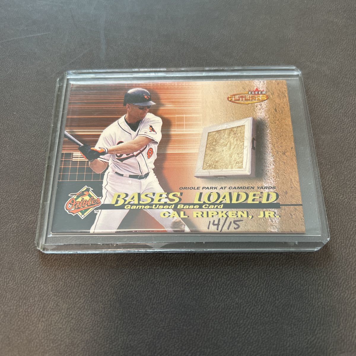 Cal Ripken Jr. Game Baseball Used | Fleer 0 Base CAL 1 - USED eBay 