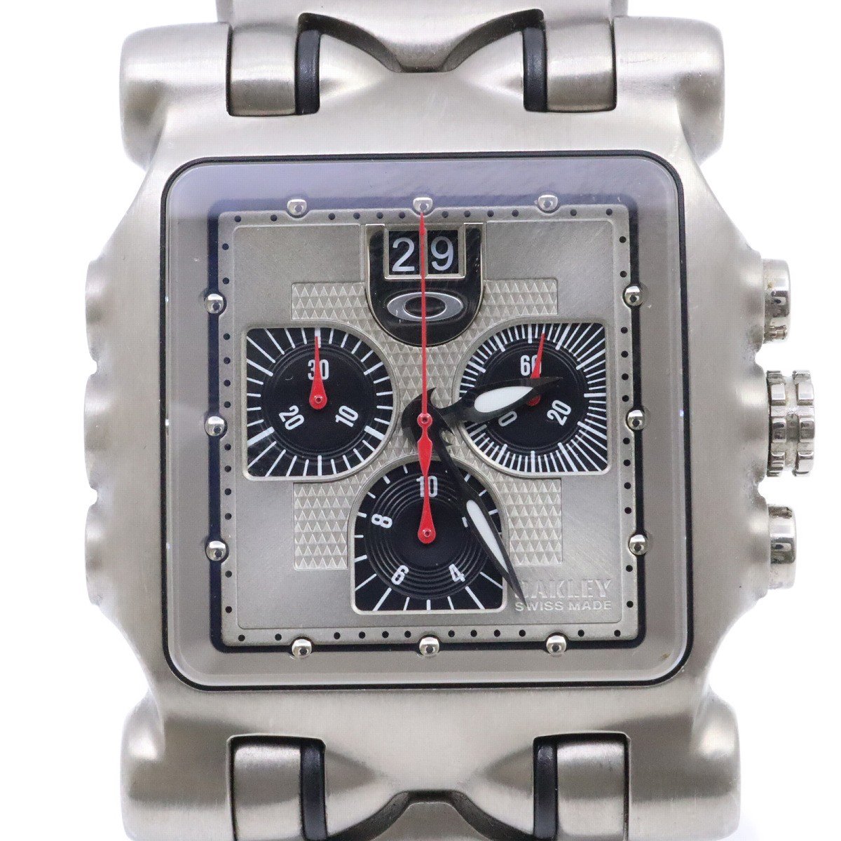OAKLEY オークリー TIME TANK ミニッツマシーン クロノグラフ クォーツ 