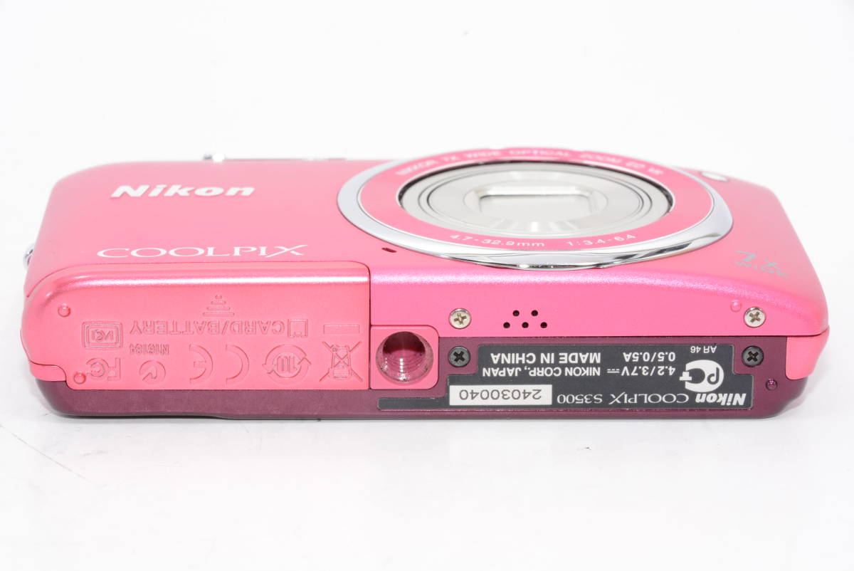 外観特上級】Nikon ニコン COOLPIX S3500 デジタルカメラ #t4658