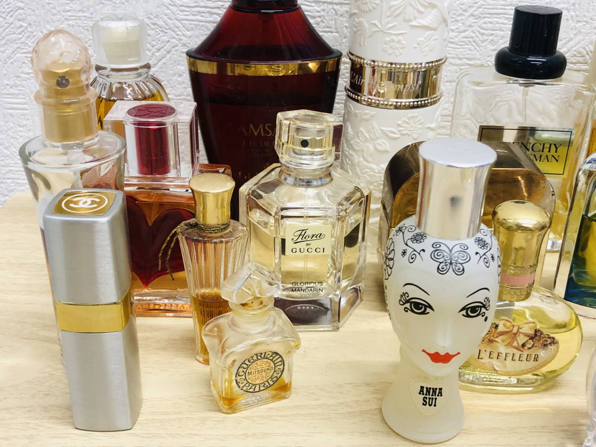 ブランド香水/大量/おまとめ/40点/CHANEL/BVLGARI/NINA RICCI/GUERLAIN