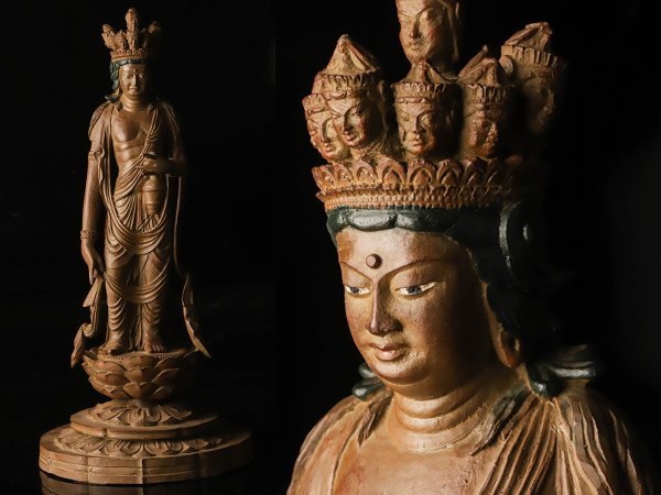 【爆買い，100%新品】 流 仏教美術 乾漆 国宝写 十一面観音像 高54cm TM216(漆芸)｜売買されたオークション情報、yahooの商品情報をアーカイブ公開 - オークファン その他
