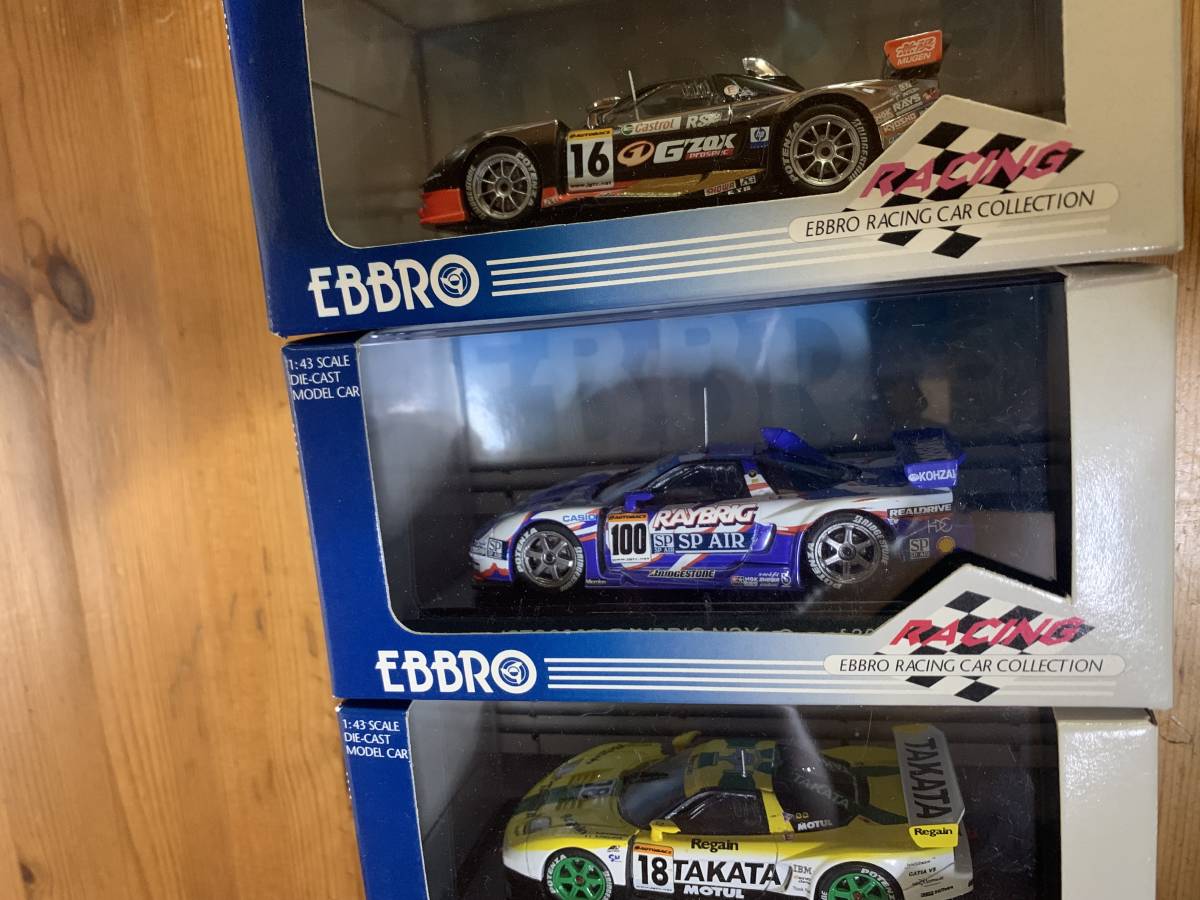 趣味撤退】2003 JGTC EBBRO エブロ 1/43 GT500 R34GT‐R NSⅩ GT300 