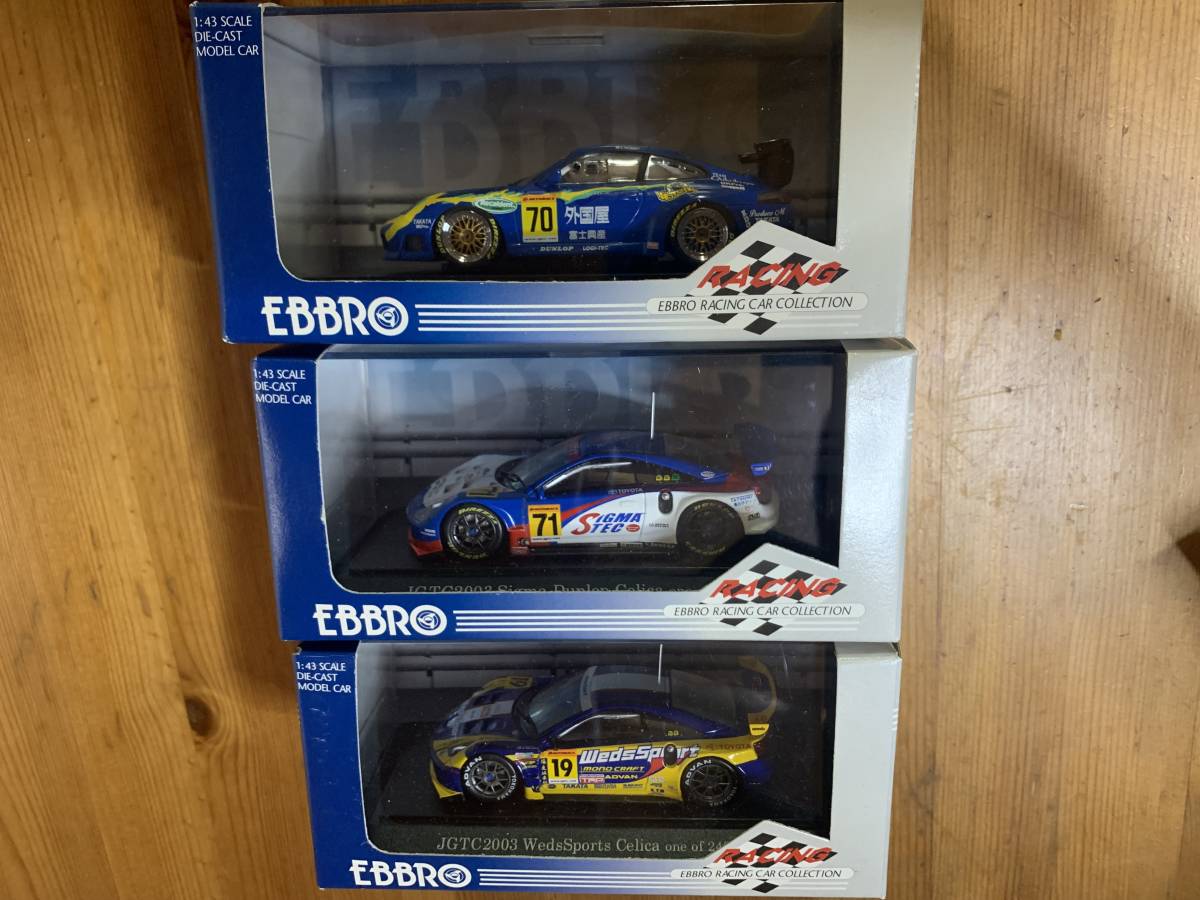 趣味撤退】2003 JGTC EBBRO エブロ 1/43 GT500 R34GT‐R NSⅩ GT300 