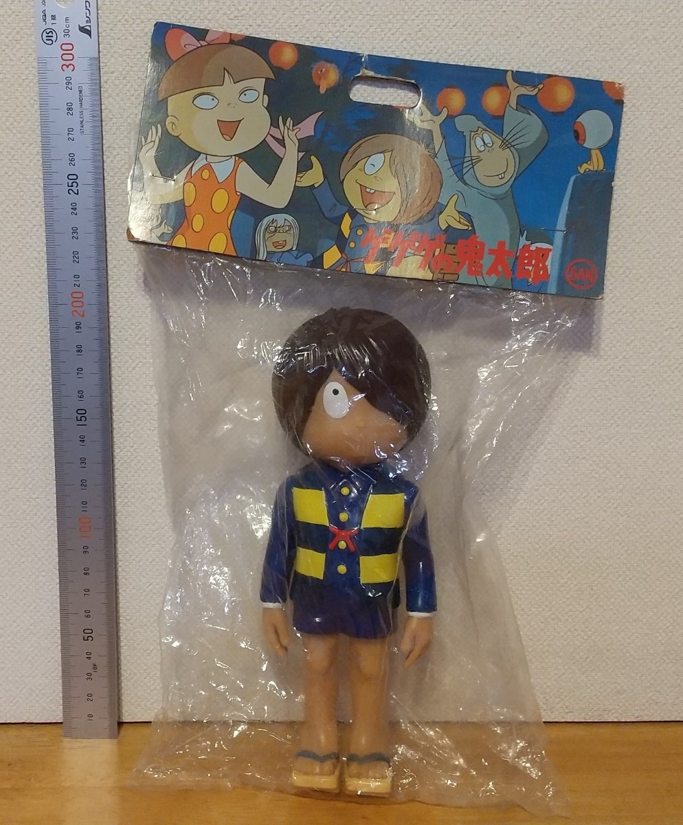 未開封品) マルサン 鬼太郎 ソフビ フィギュア 高さ約20㎝ 硬質 / 2007