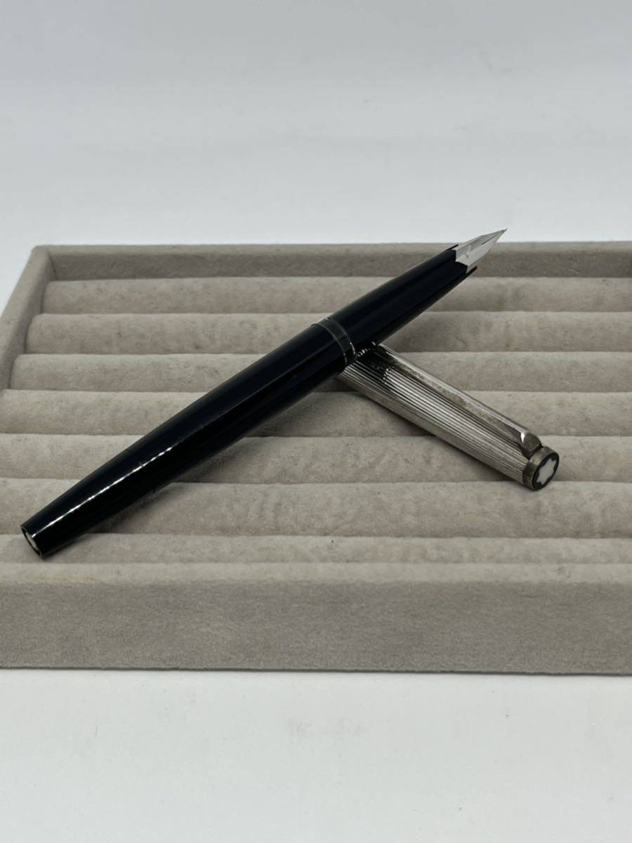 希少 ペン先18K MONTBLANC モンブラン 925 シルバー 万年筆 1円