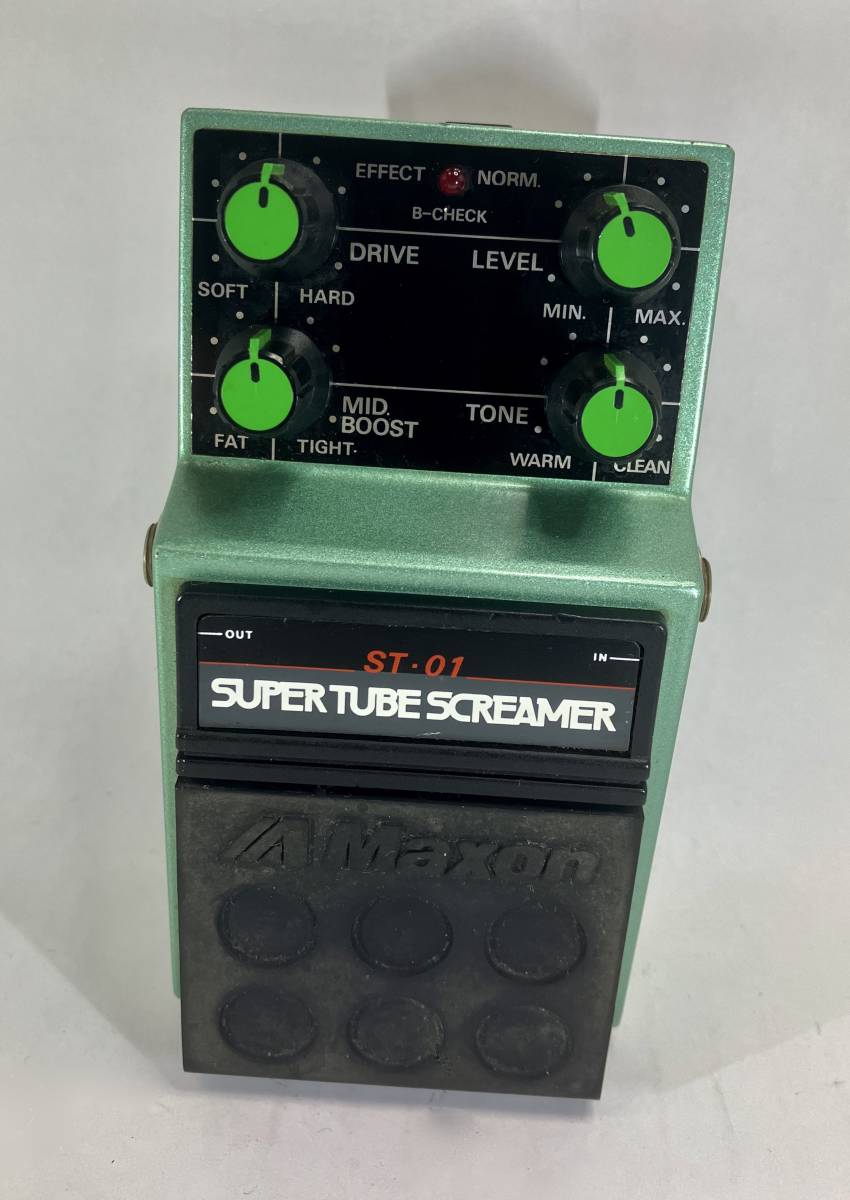 ☆Maxon SUPER TUBE SCREAMER ST-01☆Ibanez☆マクソン スーパー  